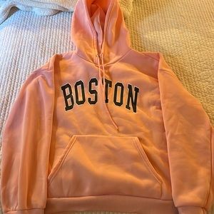 Large Boston Pink Hoodie